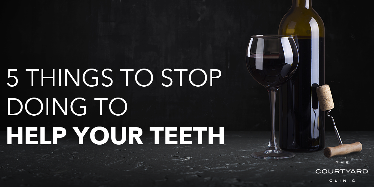things to stop doing to help your teeth